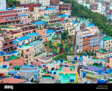 Gamcheon Culture Village in Busan, South Korea.